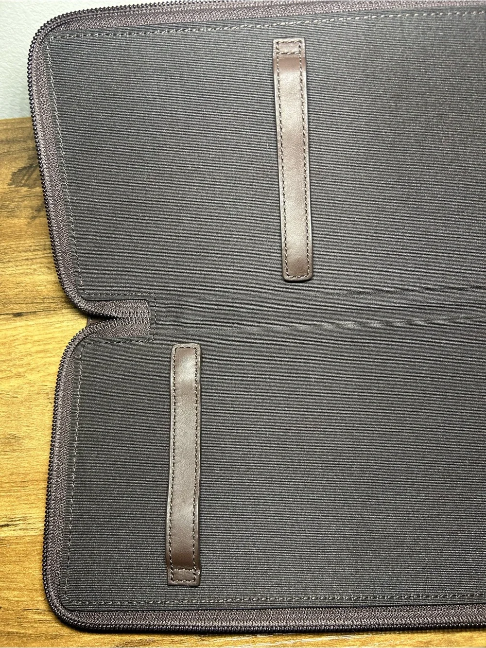 Coach leather laptop